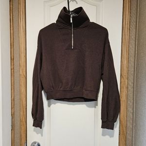 H&M Half Zip Cropped